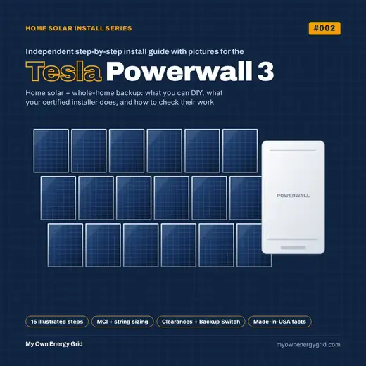 Cover of the #002 · Tesla Powerwall 3 install guide